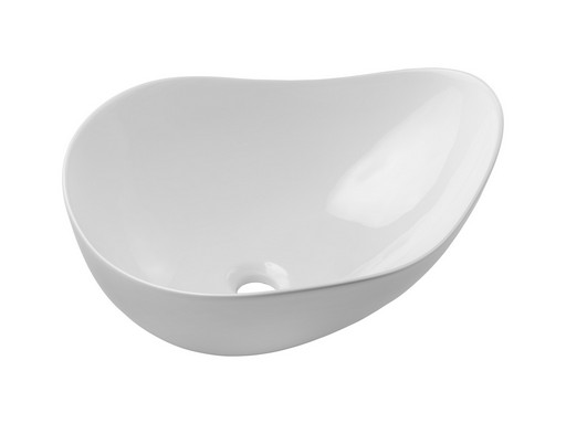 Pultra ültetett mosdótál CLOUD FREE WHITE ( E-6588 )