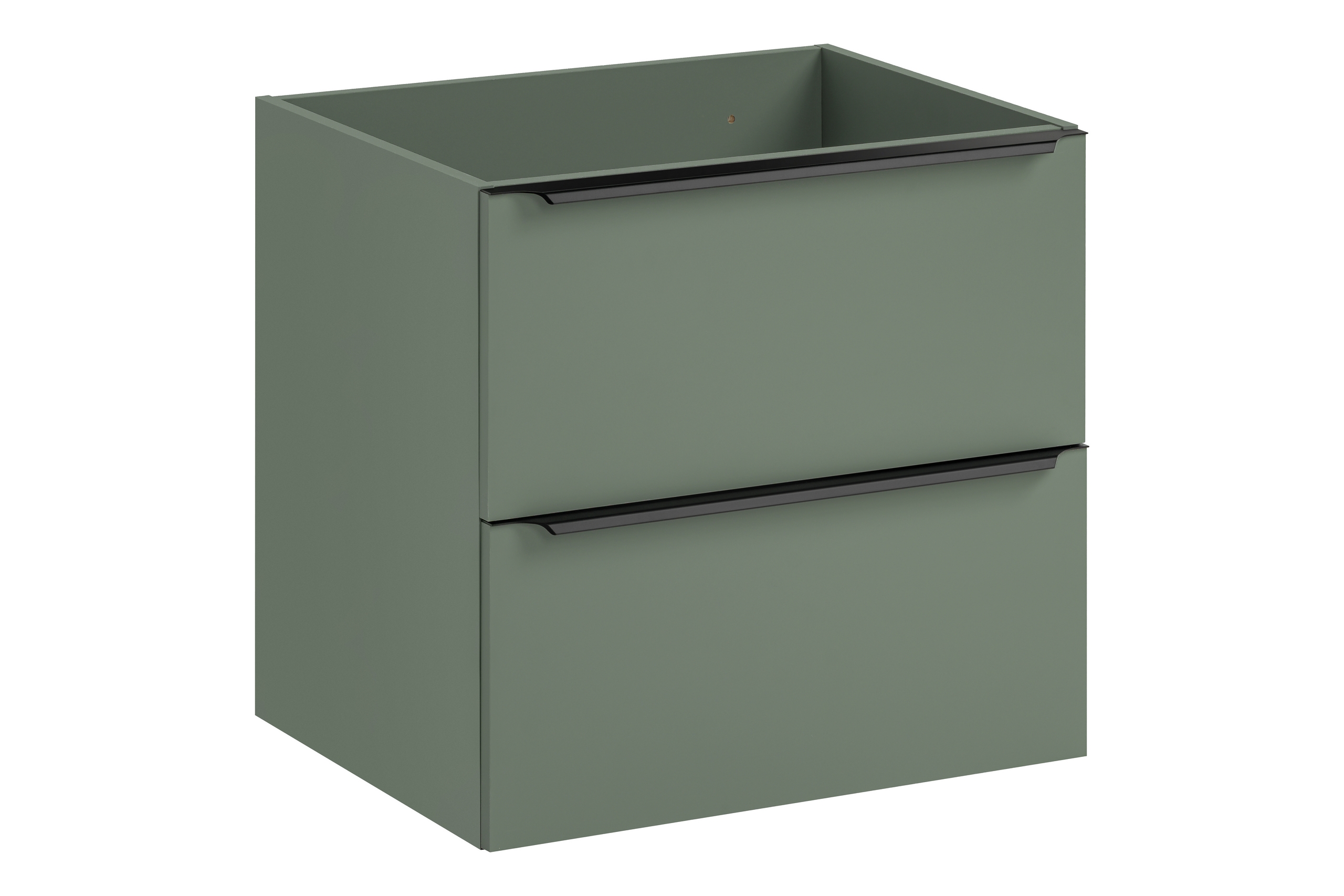 SOMBRA GREEN fürdőszoba bútor 120 cm-es fürdőszoba bútor szett munkalappal – SET-SOG B GREEN 120CM Mosdószekrény 60 cm, 2 fiókos – SOMBRA GREEN 82-60-46-2S